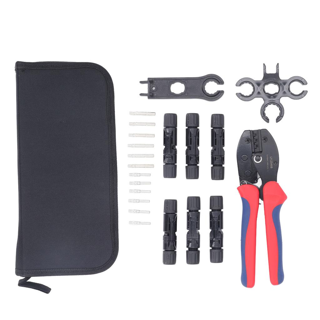 Solar Crimpzange Kabelverbinder für PV-Panel 2,5 4 6mm2 Kabel Draht Crimpzangen Set Zangen Set