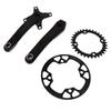 Bicycle Crankset Aluminium Alloy High Strength Lightweight Bicycle Crank Chainring Set for Mountain Bike