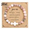 Comfortable Bracelet Women Elastic Rope Natural Stone Beads