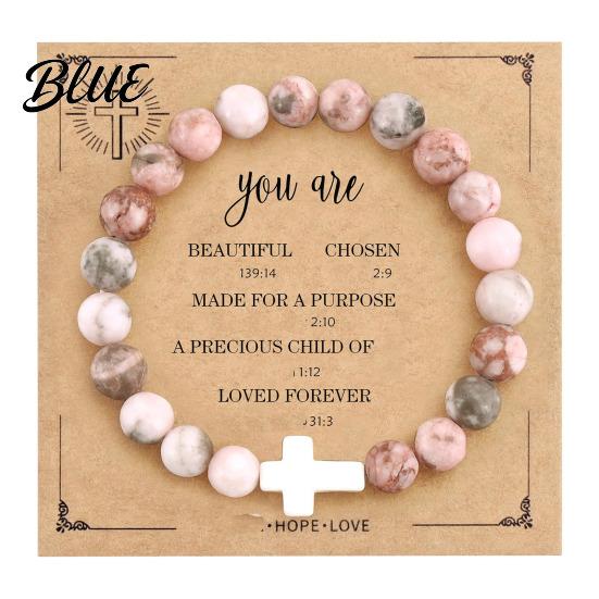 Comfortable Bracelet Women Elastic Rope Natural Stone Beads