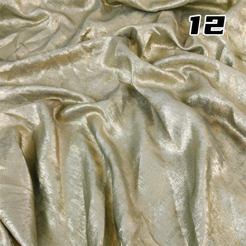 100*150cm Shiny Hot Stamping Stretch Luster Fabric For Diy Sewing Wedding Dress Hanfu Upholstery Sofa Curtain Background Cloth