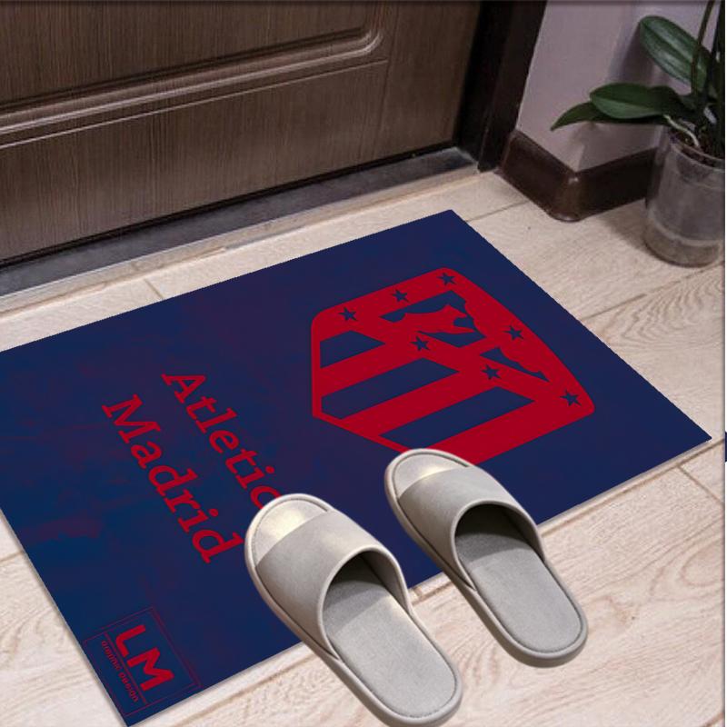 Tapis Motif Club de Football, Tapis Intérieur/Extérieur, pour Pique-nique, Salle de Jeux, Chambre à Coucher, Bureau, Salon, Tapis Décoration de Maison, Cadeau d'Anniversaire