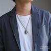 Seks tegn Mantra Halskjede Turkis Nine Eye Bead Pendant for menn og kvinner Retro roterende anheng