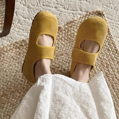 Ρετρό Παπούτσια, Γυναικεία Παπούτσια, Ρηχά Παπούτσια με Μαλακές Σόλες, Επίπεδα Μονοκόμματα Παπούτσια