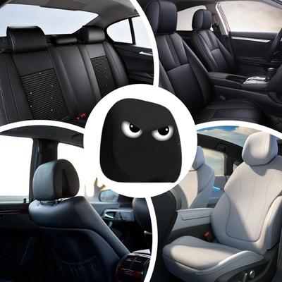 Headrest Covers For Car 2 Pieces Cute Car Seat Headrest Protector Decorative Interior Accessories For Driving Travel Men Road