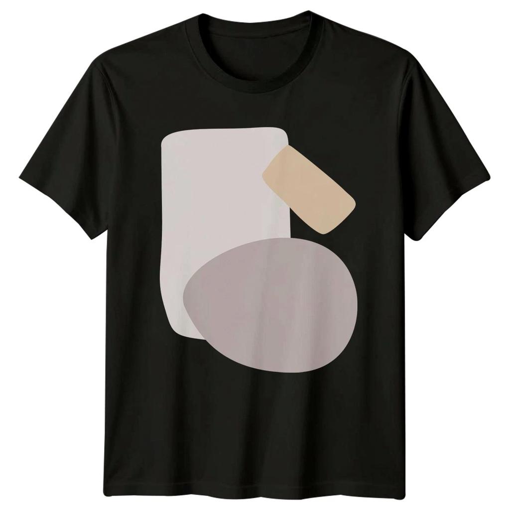 Abstract Minimalist Shapes T-Shirt Boho Art Minimalism Birthday Gift