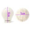 ALTEED Spherical Ball Shape Shift Knob, Wood Grain Style, Universal Fit for ATMT Automobile M8M10M12 Wood Grain (White)