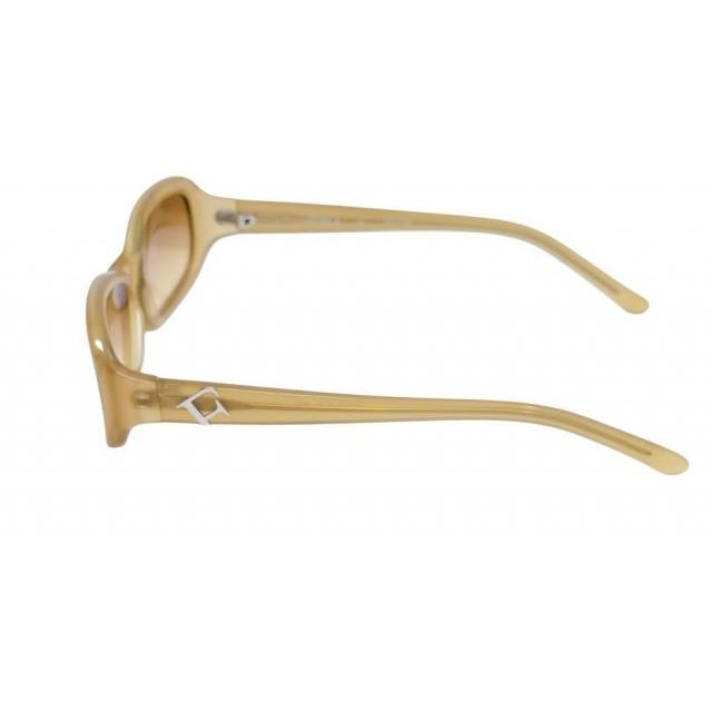 Used Like New Furla Sunglasses F Logo 4501 Light Brown Gradient Lens Women's Eyewear Made In ITALY FURLA Women's