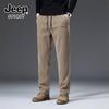 Pantalons décontractés JEEP SPIRIT pour homme en velours côtelé coupe droite