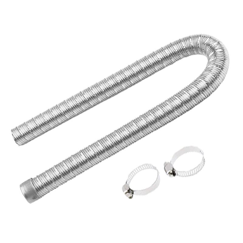 60/100/150/200cm Car Air Heater Exhaust Pipe Stainless Steel Auto Oil Tank Vent Hose Air Parking Heater Exhaust Hose Line