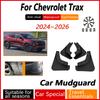 Car Mudflap For Chevrolet Trax 2024 2025 2026 Chevy Seeker MK2 Anti-splash Mudguard Flares Splash Guards Fender Auto Accessories