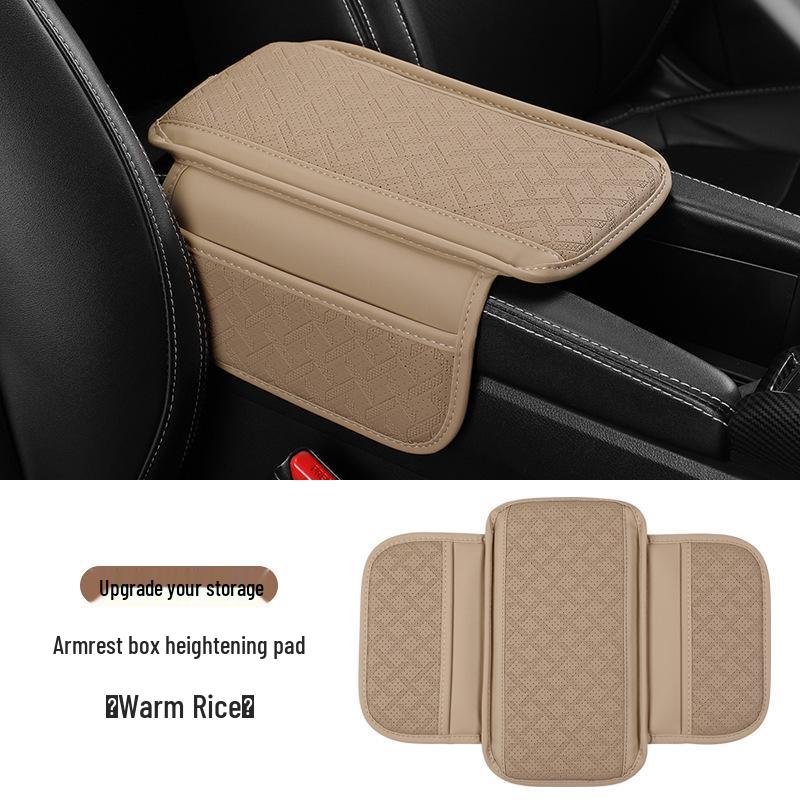 Universal Car Armrest Pad: Heightening & Storage Solution for Central Elbow Rest