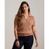 Lauren Ralph Lauren Cable Cotton Blend Short Sleeve Sweater  Wmlrswesn820217650 