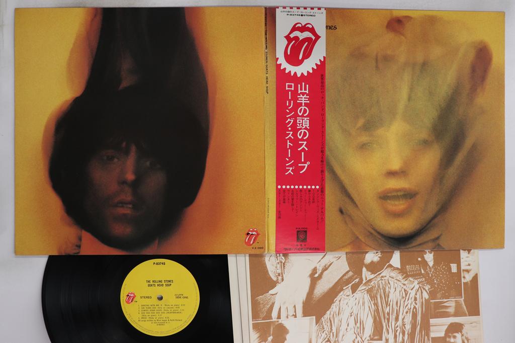 LP Record ROLLING STONES - Goats Head Soup P8374S ROLLING STONES 1974 Japan Obi Rock Used