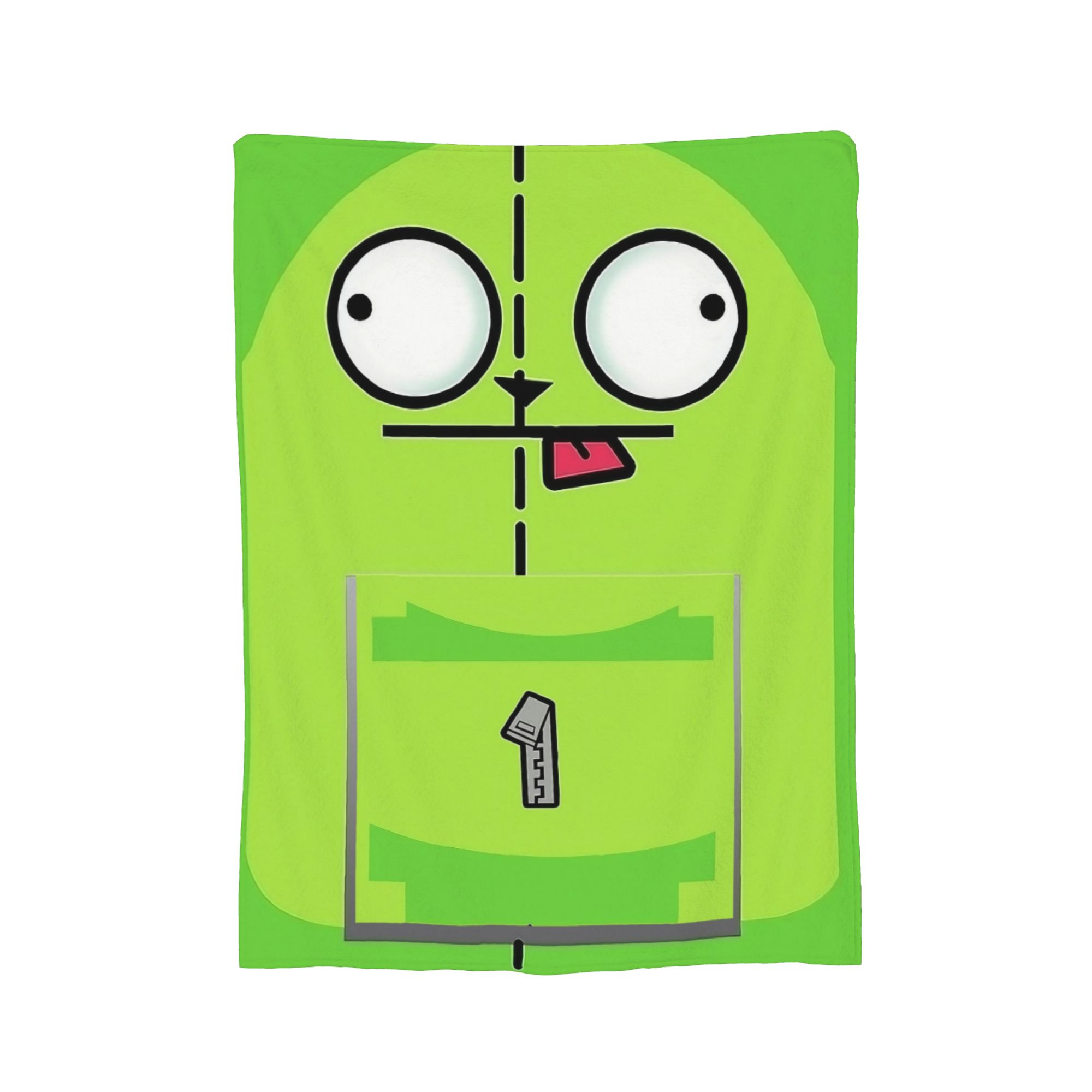 

Invader Zim Gir Blankets Flannel Print Portable Ultra-Soft Throw Blankets for Sofa Outdoor Rug Piece 30x40in