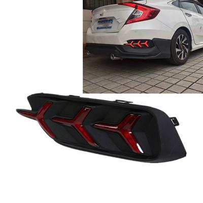 1X Luz de Freio Traseira LED de Sinalização para Para-choque Traseiro Esquerdo de Carro Para Honda Civic 2016 2017