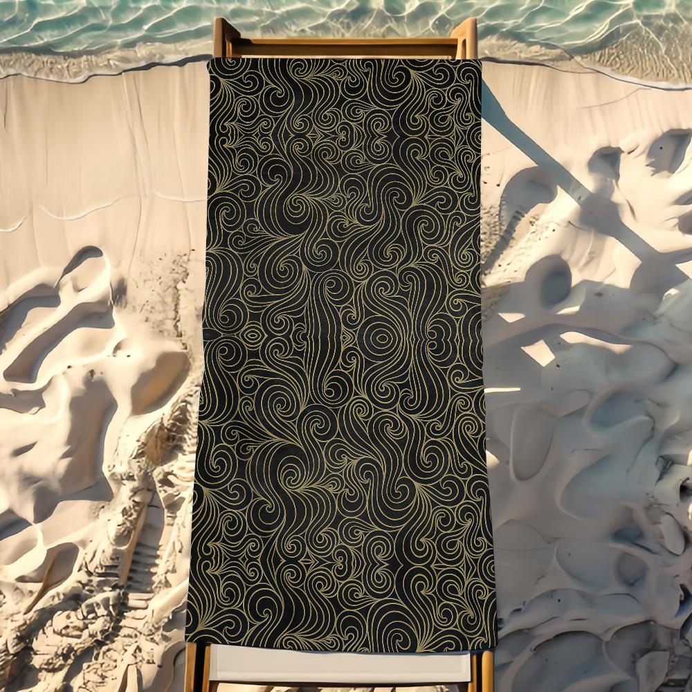 Clouds Towel Beach Shower Bath Travel Lightweight Skin Friendly for Pool Camping Cruise Summer