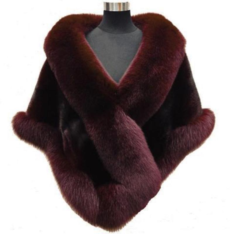 Imitation Mink Fox Fur Imitation Fur Shawl