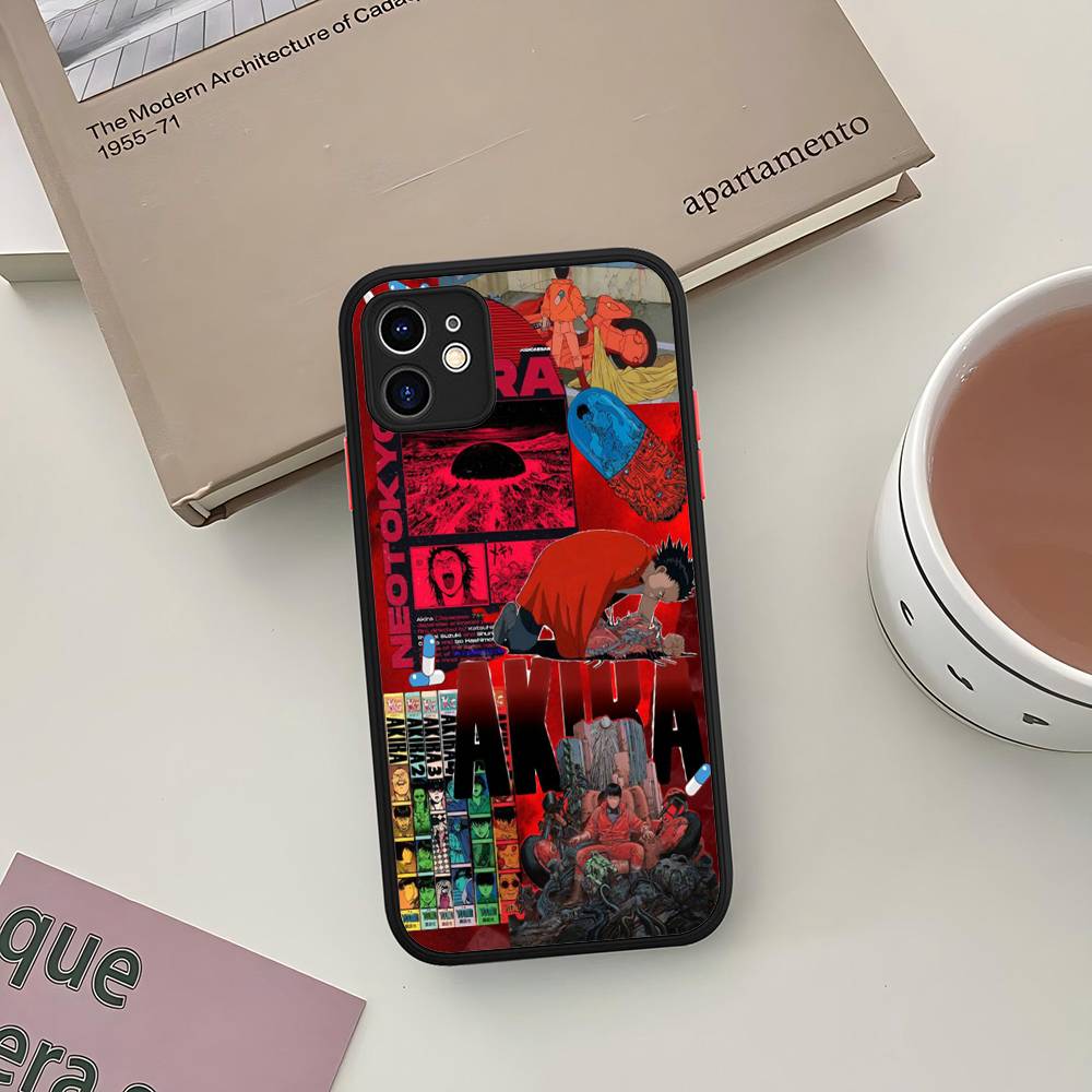 AKIRA ANIME CARTOON Phone Case For IPhone 14 X XR XS 7 8 Plus 11 12 13 Pro MAX 13mini Matte Shockproof Case