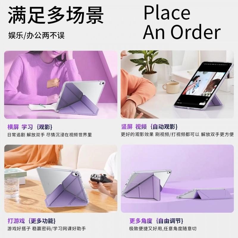 IPad Case 10.2 Inch 8th Gen Pro 13 Air 5/4 Mini 6/7 Acrylic Cover No Pencil Slot