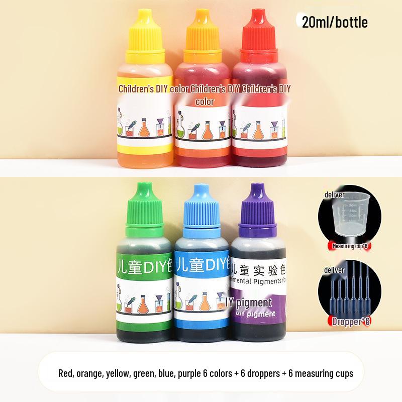 Kids' Science Experiment: Primary Color Tie-Dye Kit with Dropper