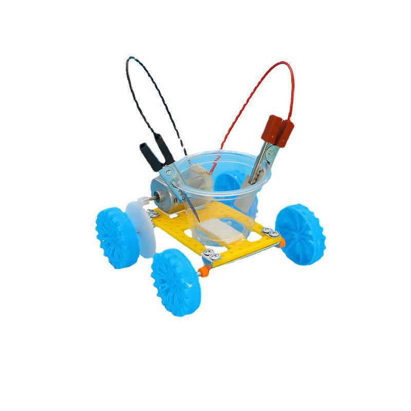 DIY Salt Water-Powered Car Kit: Creative Science Model for Kids' Educational Experiment