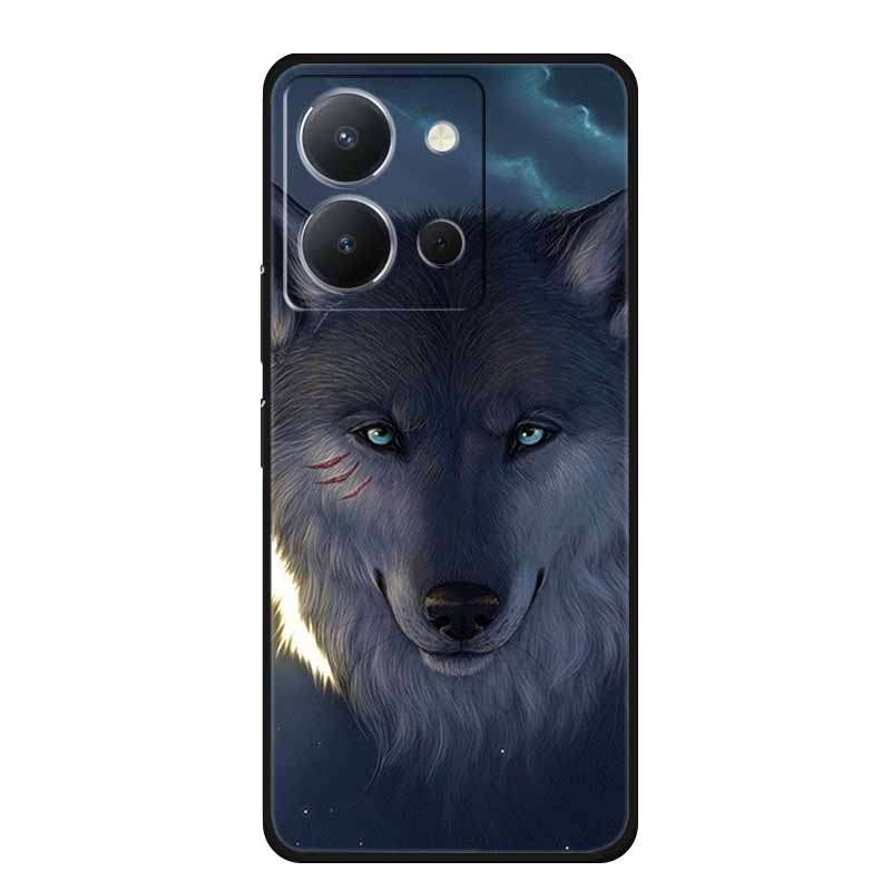 For Vivo Y36 4G Case Luxury TPU Soft Silicone Phone Cases Back Cover For VivoY36 4G Russian Version Shockproof Flowers New Funda