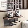 Wall Storage Rack Strong Load-Bearing Wall-Mounted Organizer with Rounded Paper Outlet Smooth Pull-Out Multifunctional Wood Metal Bathroom Shelf