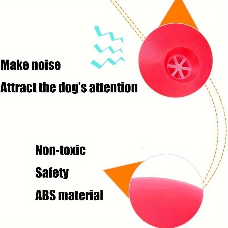 Squeaky Vinyl Dog Teeth Ball Durable Chew Toy for Aggressive Chewers Interactive Pet Training Toy with Fun Sound Multi-Colorir Teeth, Without Battery