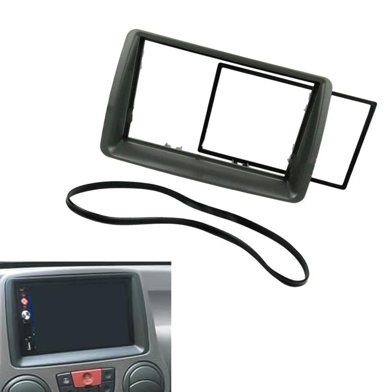2 Din For Fiat Panda 169 2003-2012 Radio DVD Stereo CD Panel Dash Mount Trim Kit Bezel Frame Installation Trim