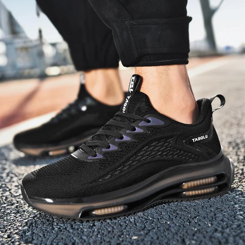 Men's Sneakers 2025 New Mesh Running Shoes Trend Anti Slip Platform Casual Sneaker Shoes Summer Breathable Fashion Tennis Shoes