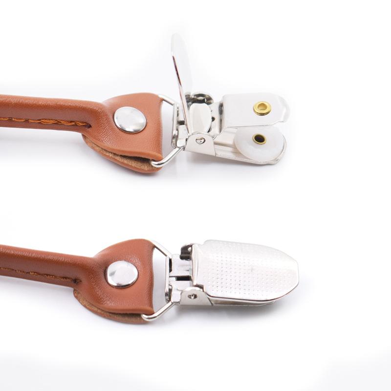 Man's Braces Leather Suspenders Adjustable 6 clip Men's Suspenders Fashion Clothing Recessionista Gift for Dad