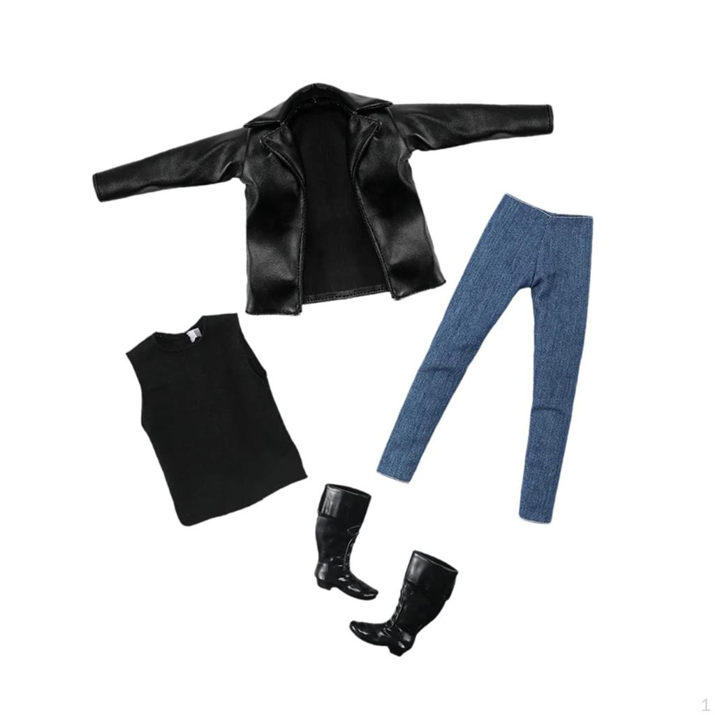 1/6 Action Figure Clothes DIY Accessories Casual, Detailed Miniature Doll Outfit Practical