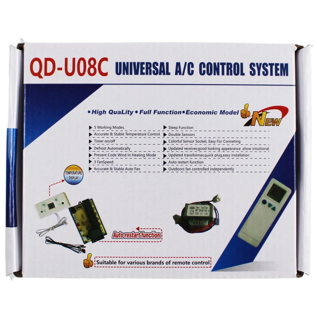 Universelle Klimaanlagen-Steuerplatine mit Zubehör für Zusatzheizung