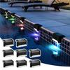 Solar Deck Lights: 8 Pack Waterproof LED Solar Powered Step Illumination - Latest Design Pool Side Lights for Stairs, Fence, Outdoor Deck Lighting