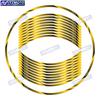 For YZF R25 YZF-R25 Motorcycle 17 Inch Front And Rear Wheel Stripe Wheel Decal Decorative Reflective Waterproof Rim Stickers