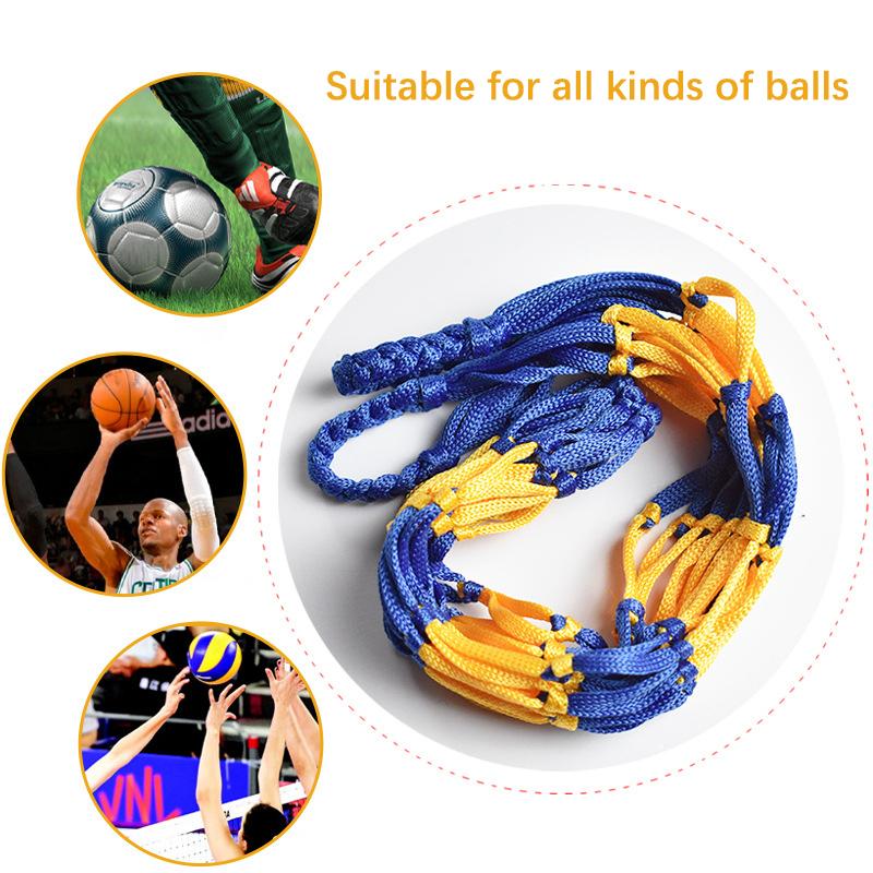 Football Net Bag Nylon Bold Storage Bag Single Ball Carry Portable Equipment