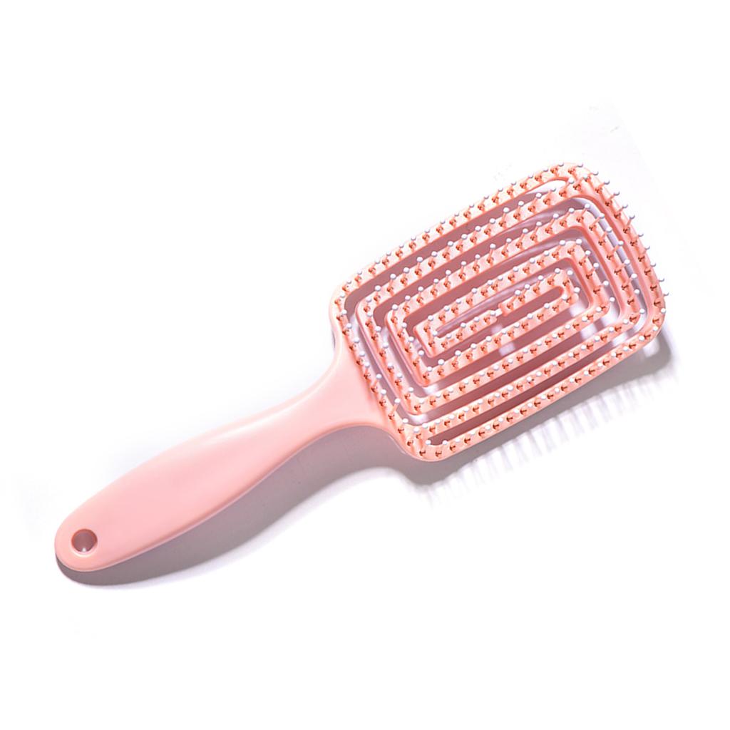 Professional Curved Hairbrush Easy Detangling Vented Hair Styling Comb for Home Salon Use