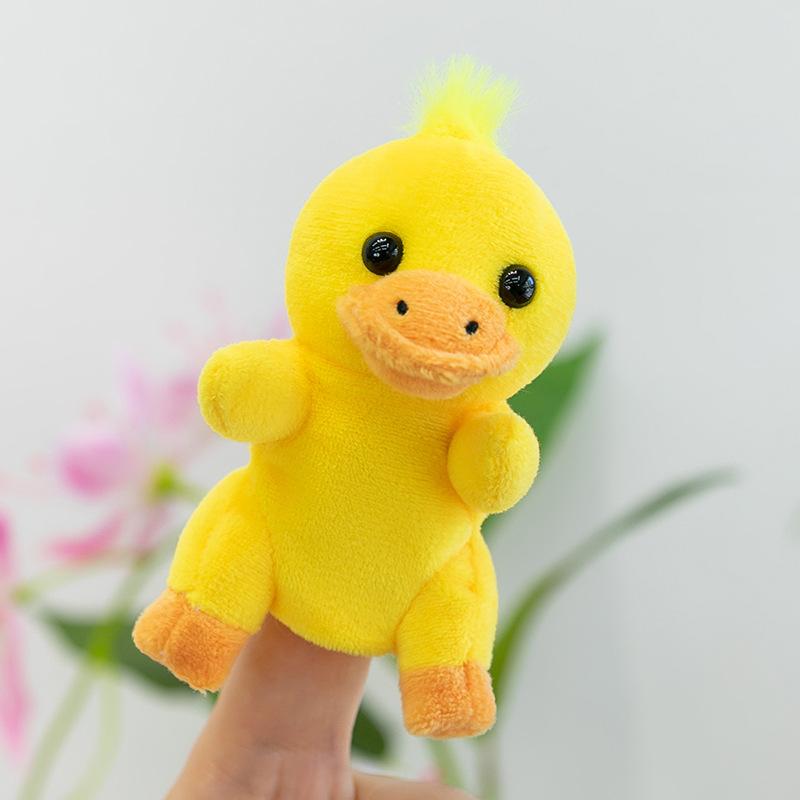 Forest Animal Finger Doll Panda Plush Toy Children Ocean Shark Doll