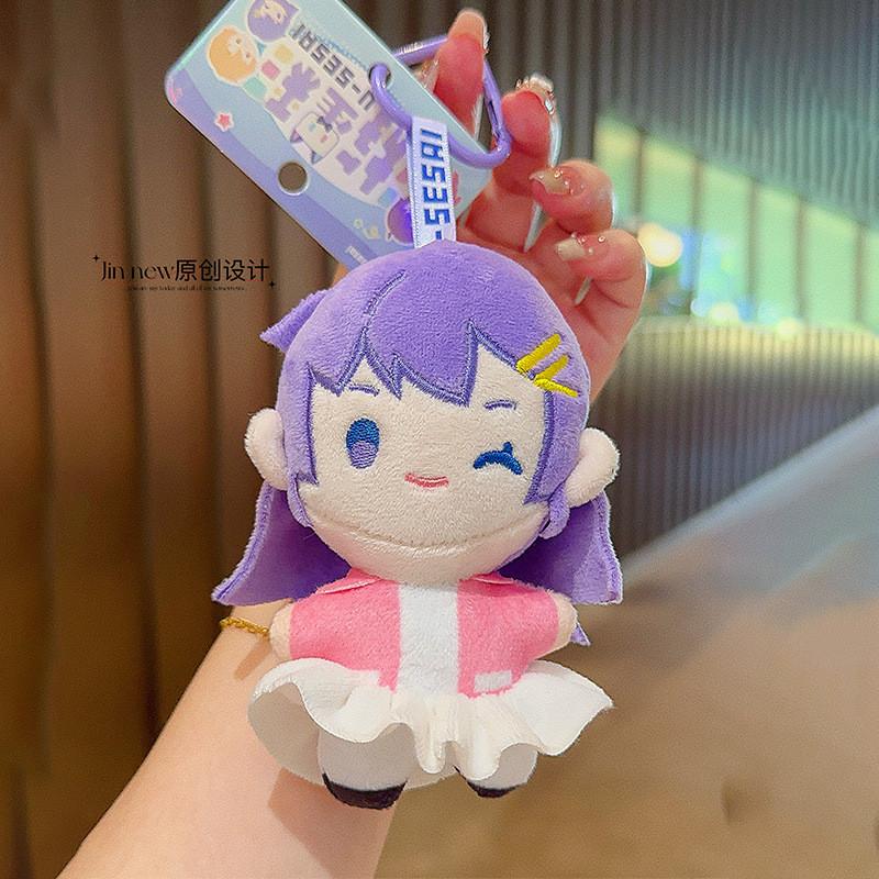 Cartoon Characters Plush Keychain Stuffed Doll Pendant Backpack Decoration Gift