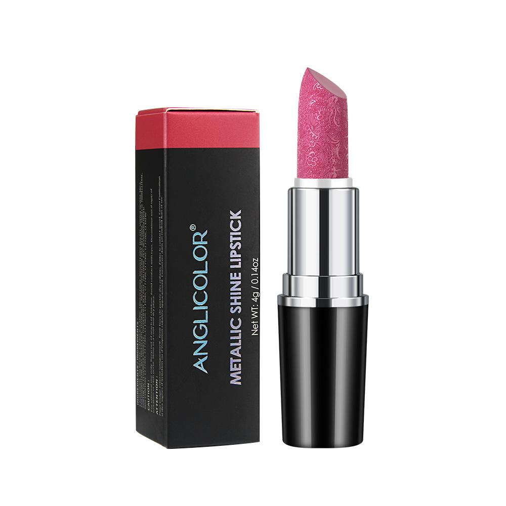 Geschnitzter glänzender Lippenstift, Perlen-Lippenstift, Antihaft-Becher, langanhaltender, feuchtigkeitsspendender Lippenbalsam, lichtechter Glitzer-Lippenbalsam, enthält keine Konservierungsstoffe