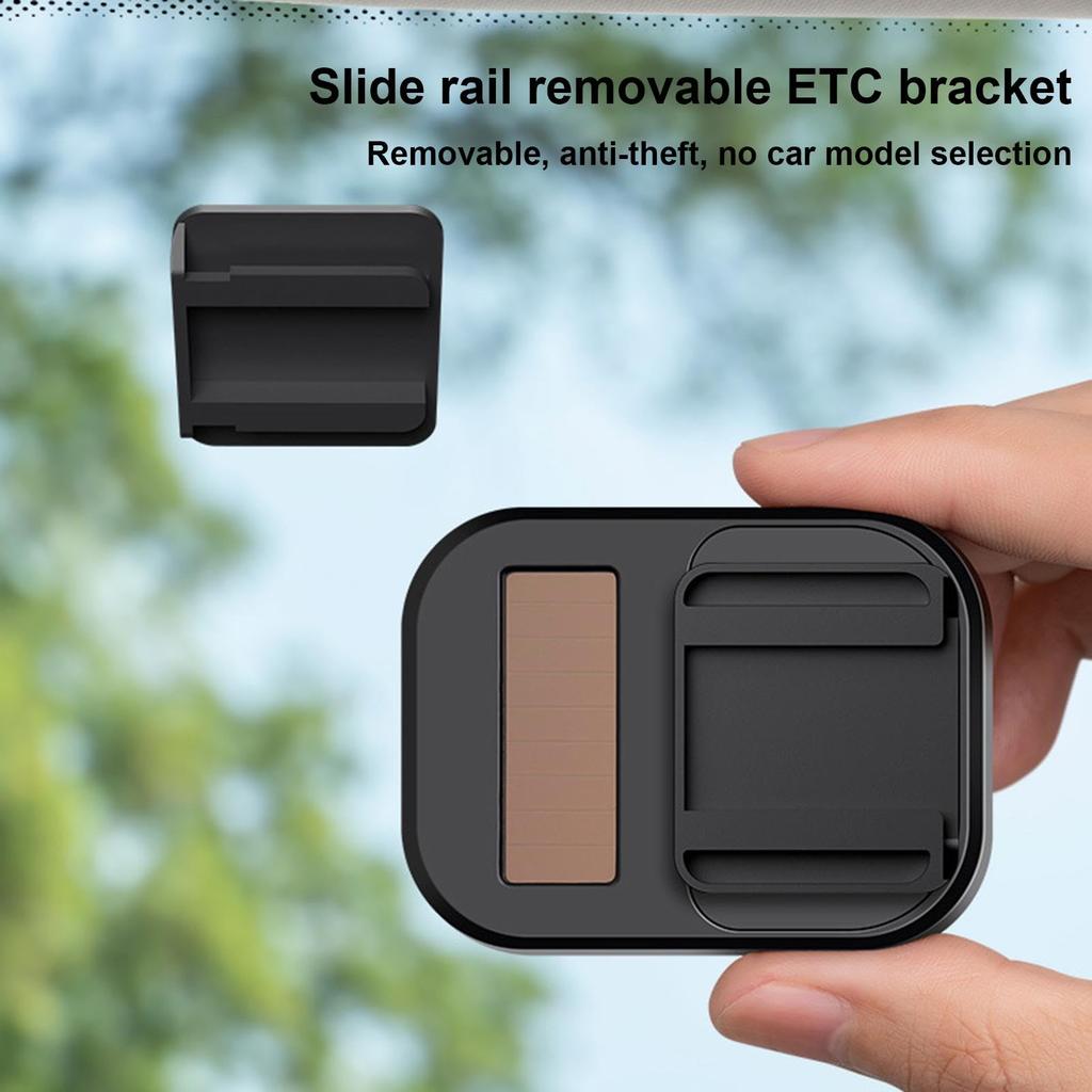 Enkel hållare för Easy Pass till vindrutan, Snabbpasshållare - Bilkortshållare Fordonstillstånd