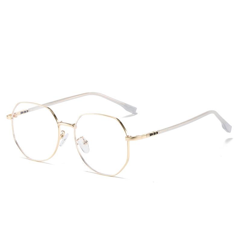 

0 -0.5 -0.75 To -6.0 Women Men Student Anti Blue Rays Polygon Prescription Glasses For The Nearsighted UV400 Myopia Spectacles 0