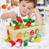 Carrot Pull Orchard Shape Toy Multifunctional Puzzle Game Toy Creative Shape Sorting Toy  Toddlers