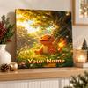 Charmander Custom Name Diamond Painting Personalized 5D Full Drill DIY Diamond Art Home Decor