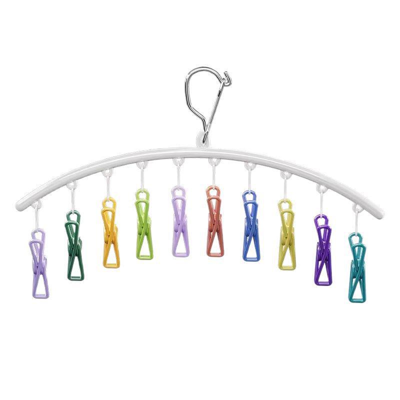 

Вешалка для сушки одежды из нержавеющей стали, ветрозащитная вешалка для одежды, зажимы для носков, вешалка для белья, вешалка для белья, держатель для носков 1PCS