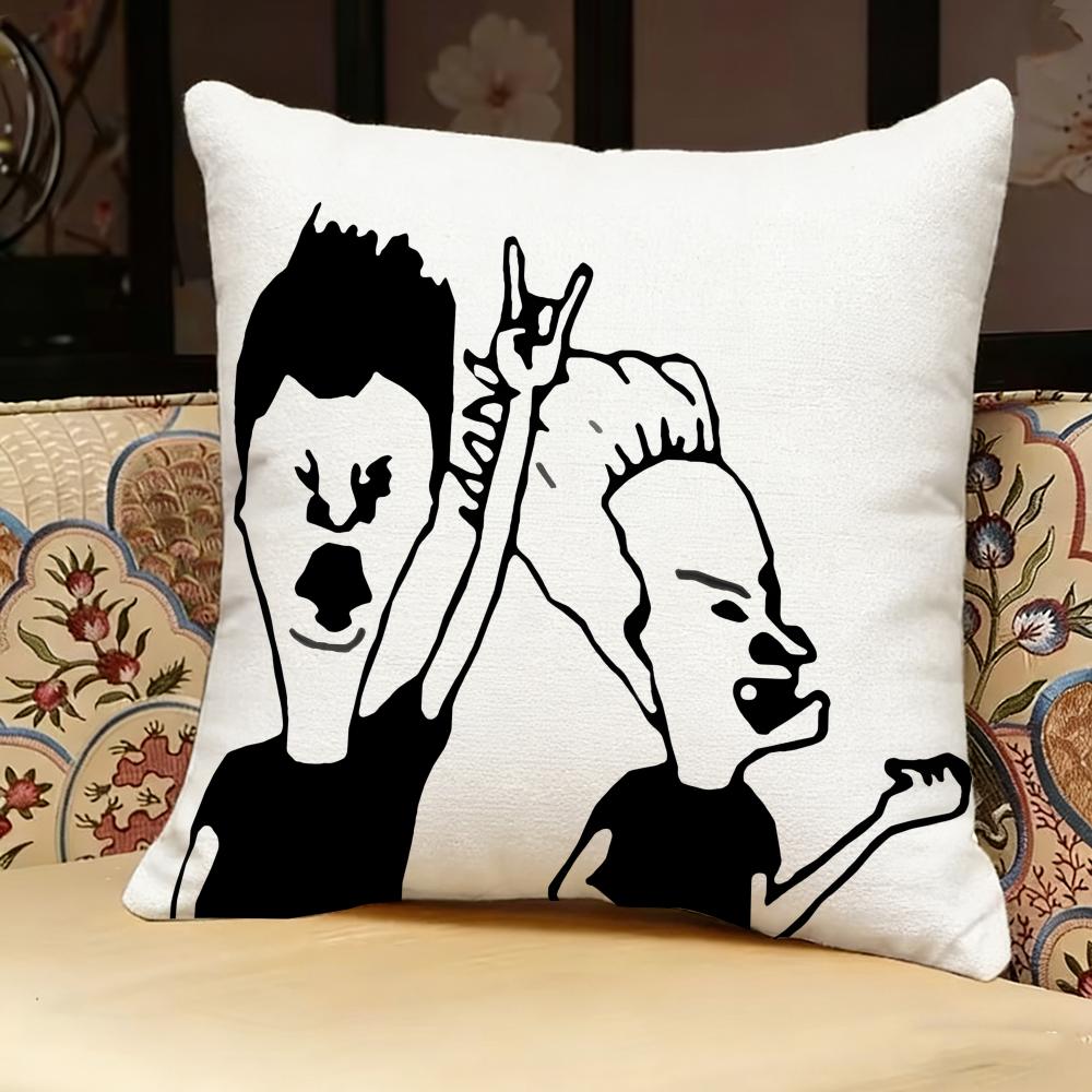 Beavis Und Butt-Head Kissenbezug Kissenbezug, Zweiseitig Bedruckt, Sofakissen, Schlafzimmer Kopfteilkissen