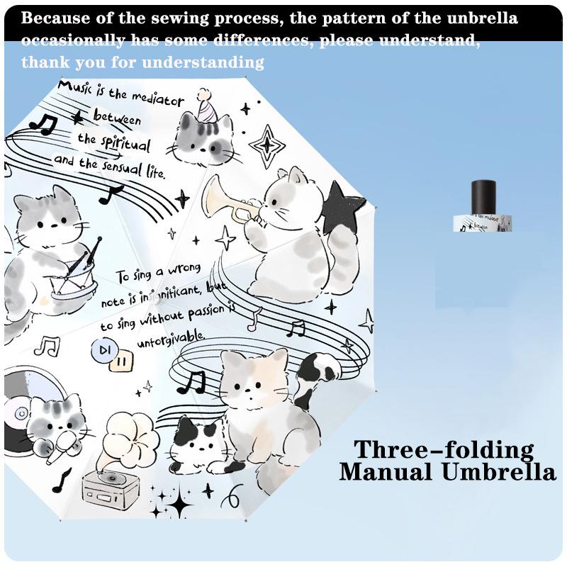 

Модный автоматический зонт с защитой от отскока, солнцезащитный, ветро- и водостойкий, пятисложенный мини-складной зонт для женщин и мужчин
