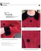 2025 Elegant Petite Red Wool Jacket - Felt French-Korean Style for Women