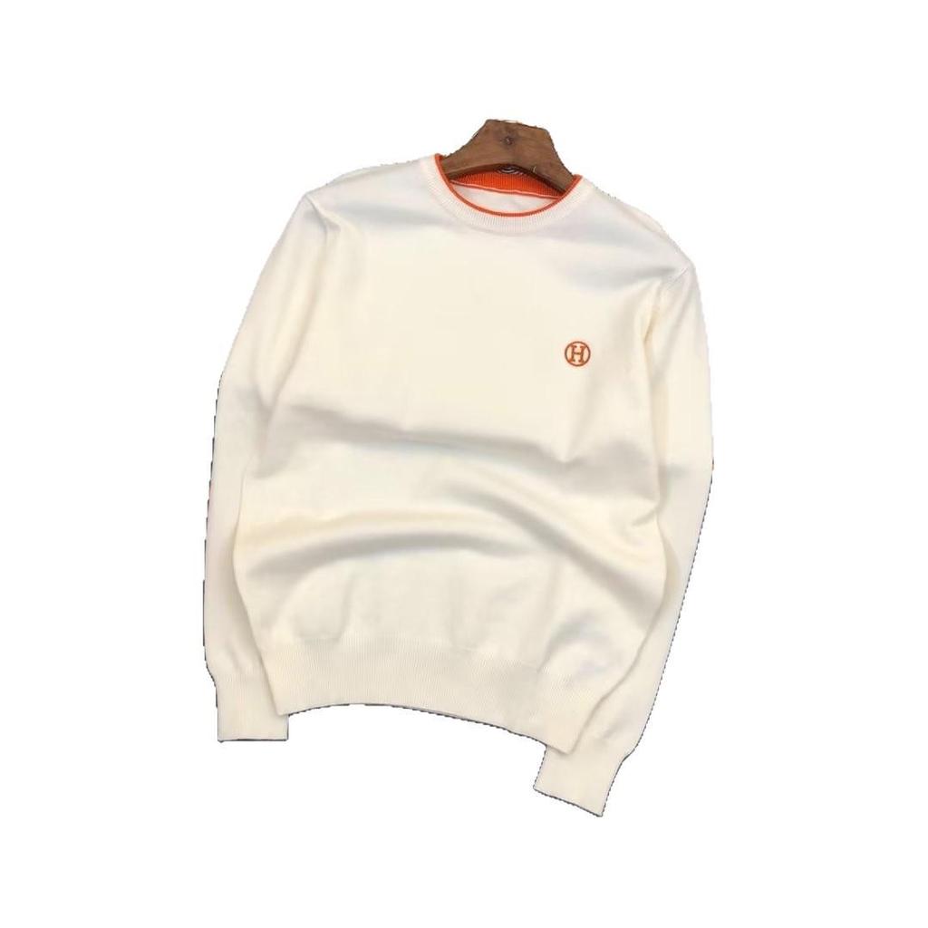Maglione lavorato a maglia ricamato trendy da uomo: Stiloso, Caldo e Versatile per l'Autunno-Inverno